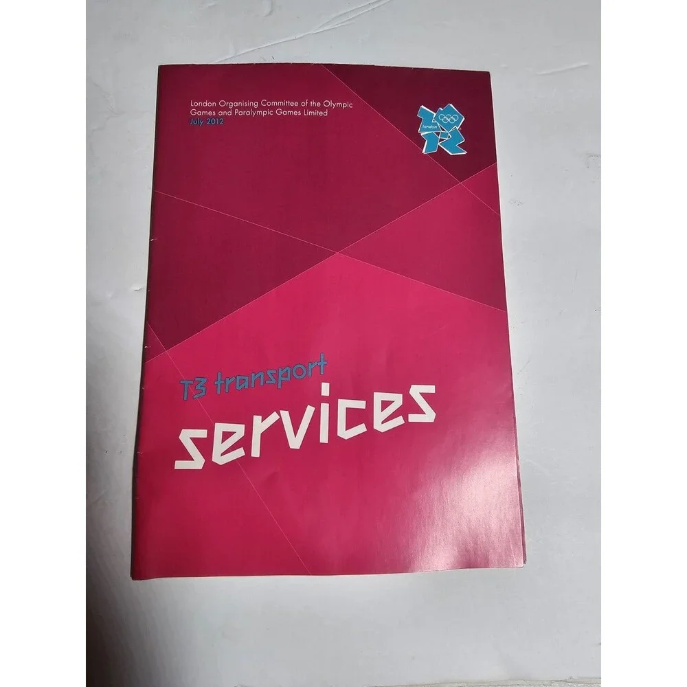 London 2012 Olympics Transportation Pamplet